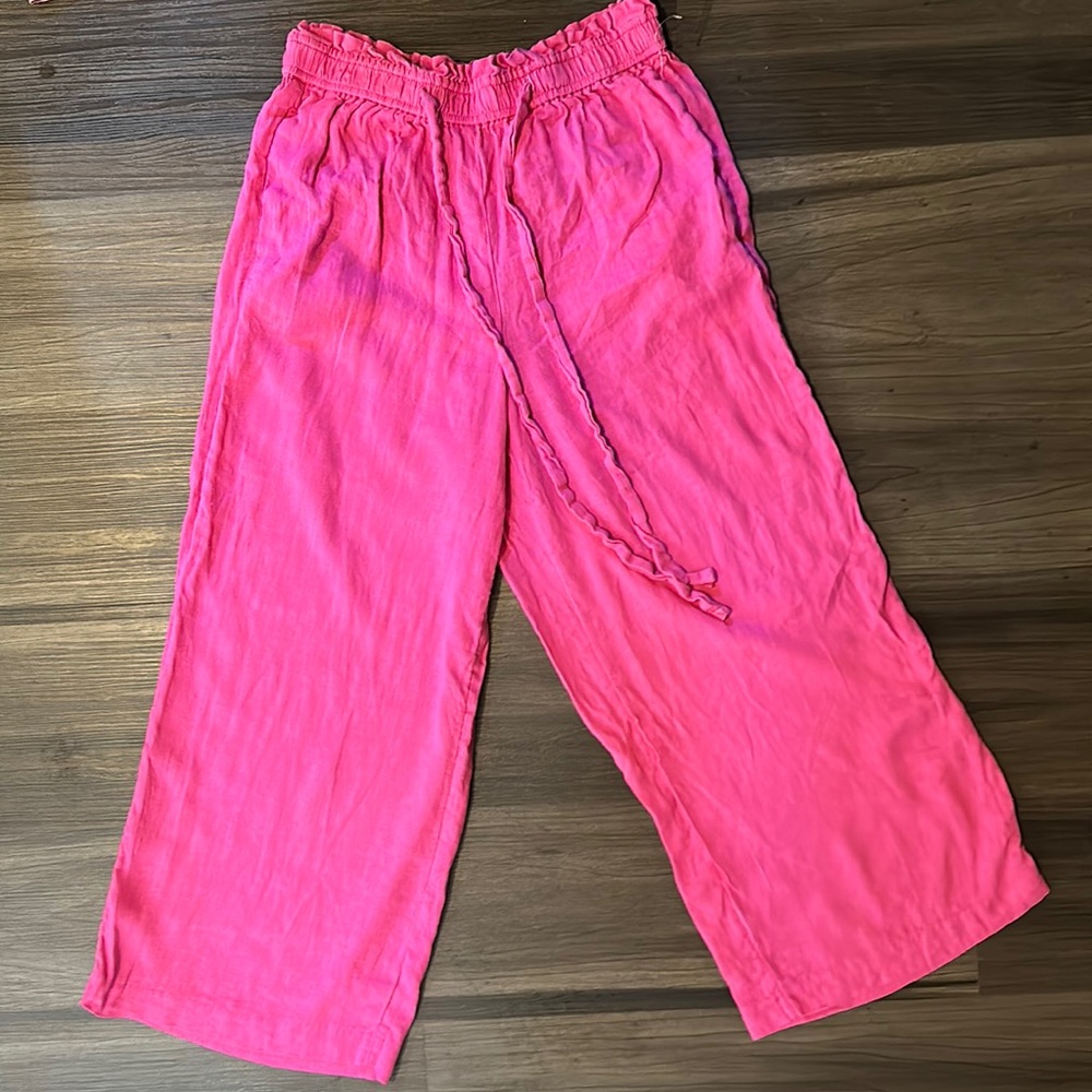 NEW!!!! Michael KORS ‘Pink Linen Capris size small.’ - Picture 2 of 6
